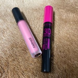 Liquid matte lipstick and 3D mascara